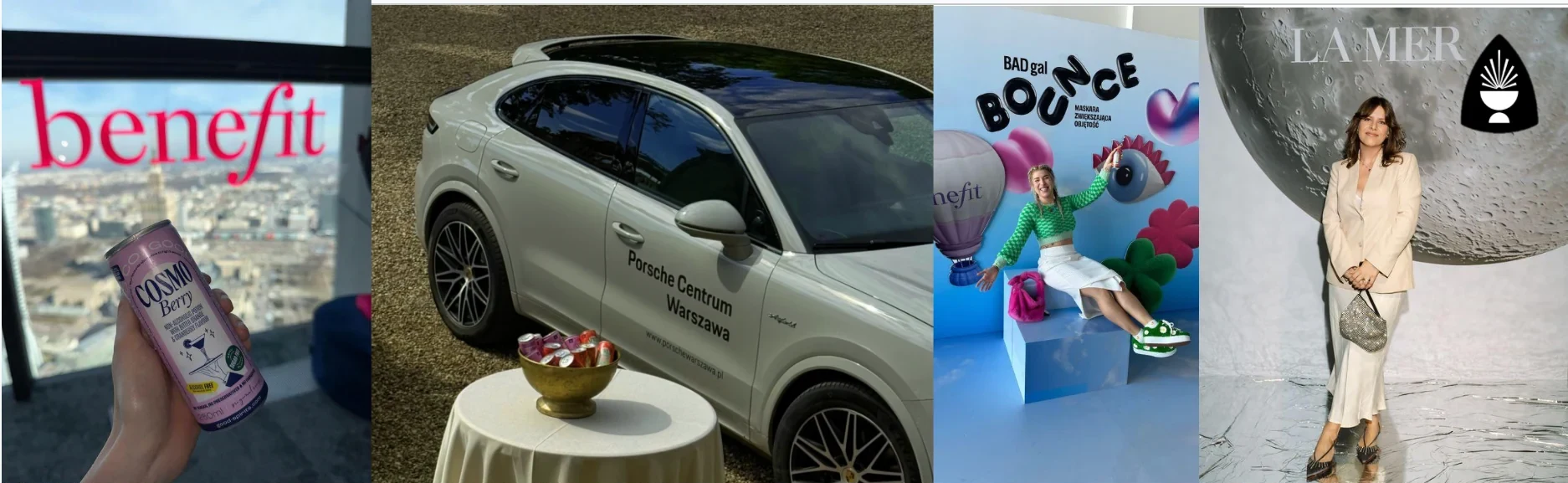 Good Spirits activations at Benefit, Porsche Centrum Warszawa, BADgal Bounce and La Mer events